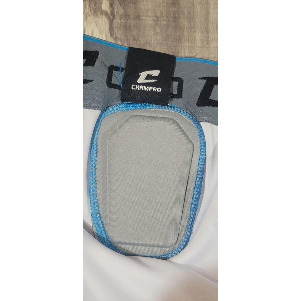Champro Adult Small ‎ Bull Rush 7 Pad Football Girdle WHITE GRAY New With Tags